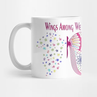 Wings Butterfly Flowers Gift For Best Mothers Lovers Mug